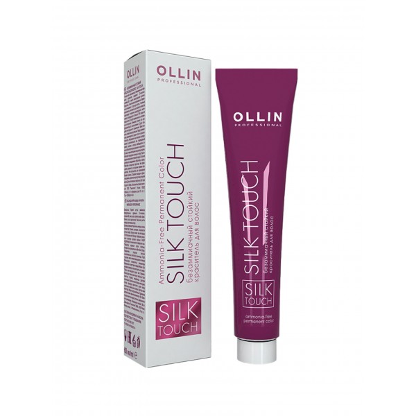 OLLIN Professional Стойкий краситель для волос безаммиачный Silk Touch 10/7 светлый блондин коричневый 60 мл