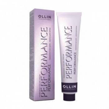OLLIN Professional Перманентная крем-краска для волос Performance 4/3 шатен золотистый 60 мл