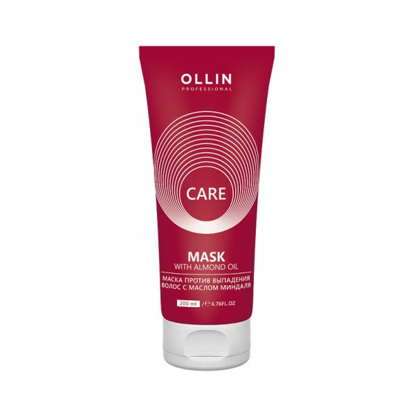 OLLIN Professional Маска против выпадения волос с маслом миндаля Care 200 мл