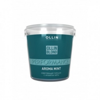 OLLIN Professional Осветляющий порошок для волос с ароматом мяты Ollin Blond Performance 500 г