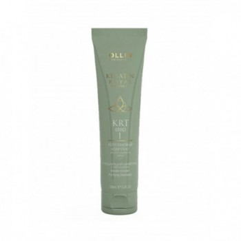 OLLIN Professional Очищающий шампунь для волос с кератином Keratine Royal Treatment 100 мл