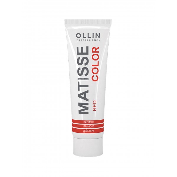 OLLIN Professional Краситель прямого действия Matisse Color красный Red 100 мл