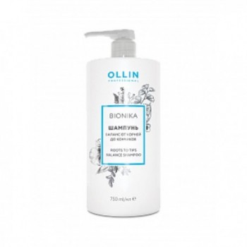 OLLIN Professional Шампунь для волос Баланс от корней до кончиков BioNika 750 мл