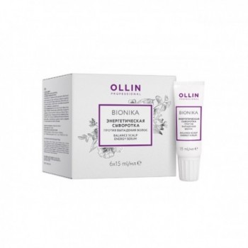 OLLIN Professional Сыворотка против выпадения волос энергетическая BioNika 6 шт по 15 мл