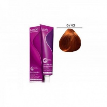 Londa Professional 0/43 стойкая крем-краска для волос - медно-золотистый микстон Londacolor