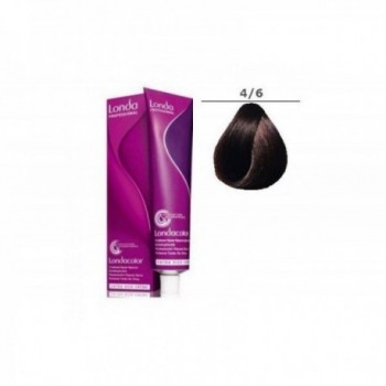 Londa Professional 4/6 стойкая крем-краска для волос - шатен фиолетовый Londacolor