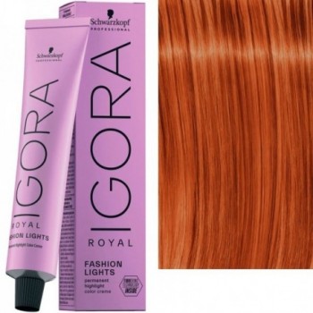 Schwarzkopf Professional Краска для волос стойкая Igora Royal Fashion Lights L-77 медный экстра 60 мл