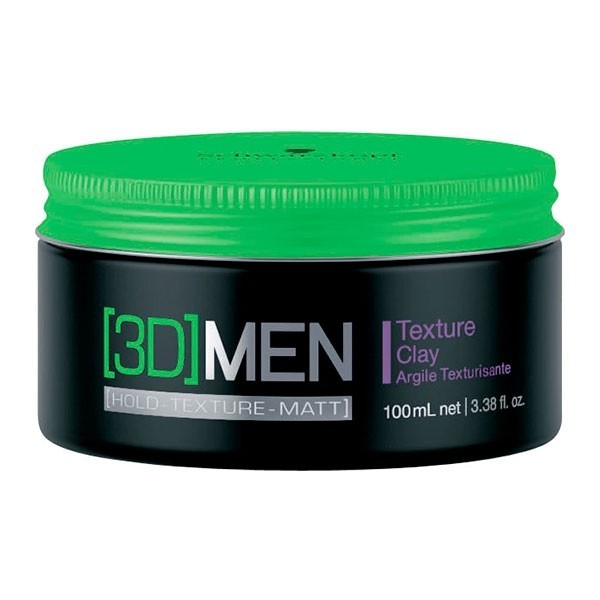 Schwarzkopf Professional Глина для волос текстурирующая мужская 3D Men Texture Clay 100 мл