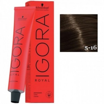 Schwarzkopf Professional Краска для волос стойкая Igora Royal 5-16 светлый коричневый сандрэ шоколадный 60 мл