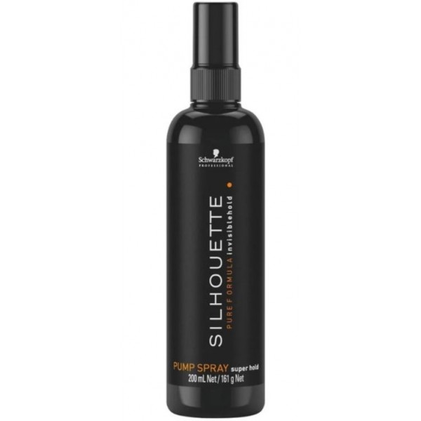 Schwarzkopf Professional Спрей для волос экстрасильной фиксации Silhouette Pure Pump Spray Super Hold 200 мл