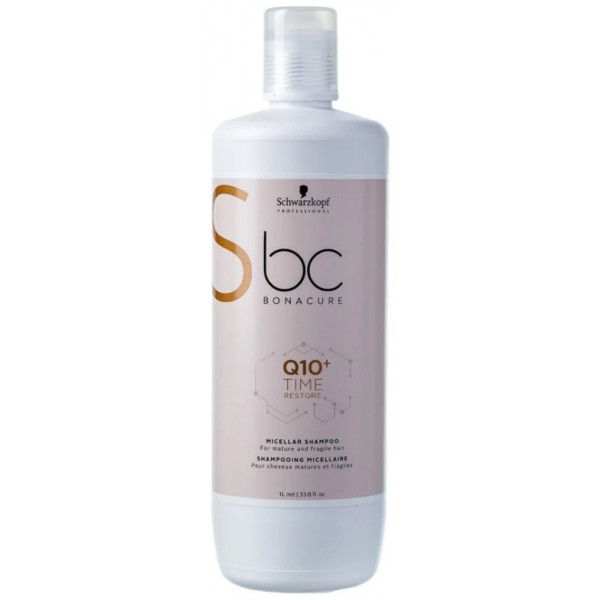 Schwarzkopf Professional Шампунь для волос мицеллярный Bonacure Q10+ Time Restore Shampoo возрождение 1000 мл