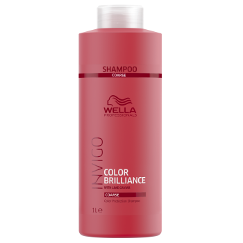 Wella Professionals Шампунь для защиты цвета окрашенных жестких волос Invigo Color Brilliance, 1000 мл